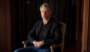 Michael Saylor sitting on chair