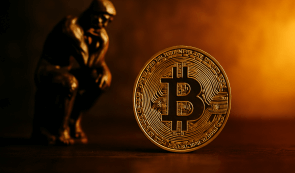 Bitcoin (BTC) and a Thinking Statue