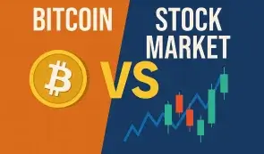 Биткойн срещу фондов пазар