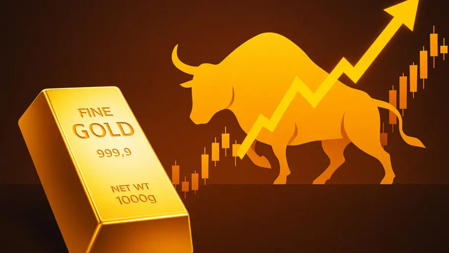 Златото отбелязва най-голямото поскъпване в историята си с ръст от 60% през 2025 г.