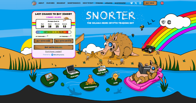 Snorter Bot Website