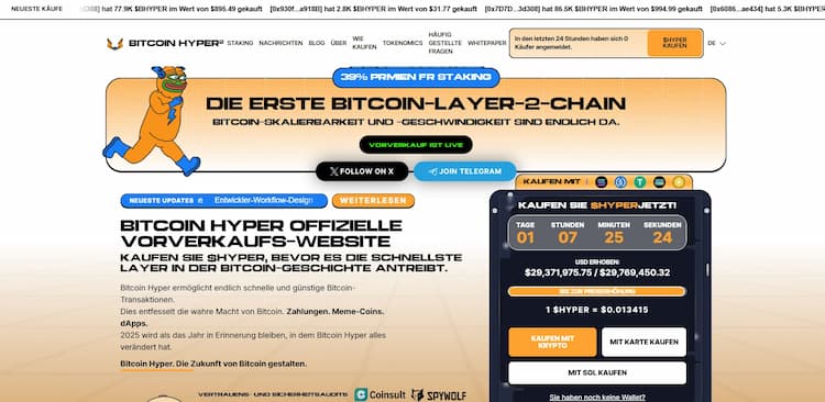 Spillover Effekt Mehr Interesse an kleineren Projekten wie Bitcoin Hyper