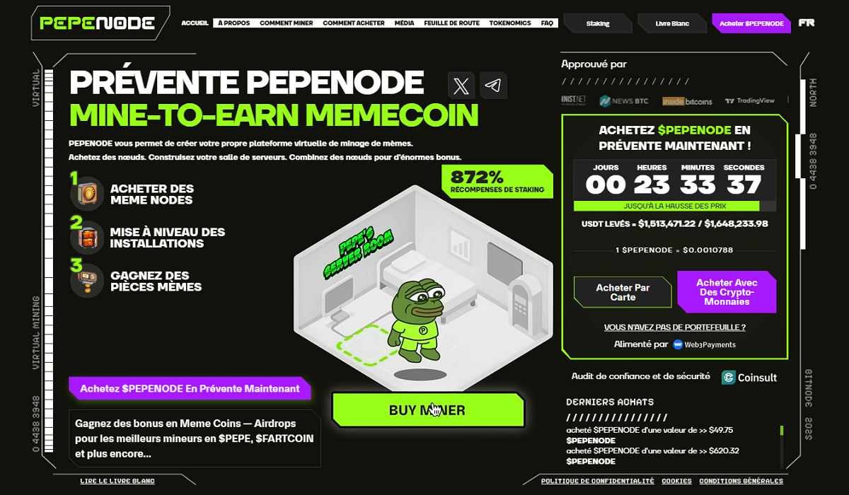 Pepenode en prévente