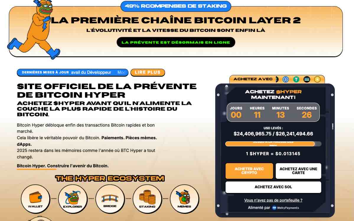 Acheter $HYPER en prévente