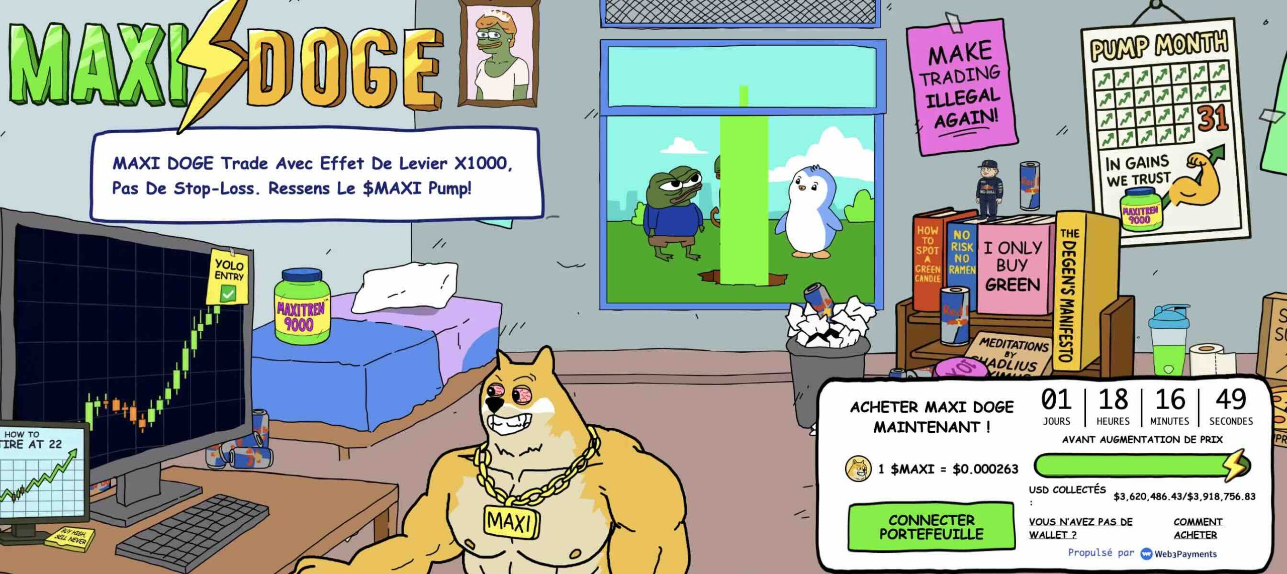 Acheter $MAXI en prévente