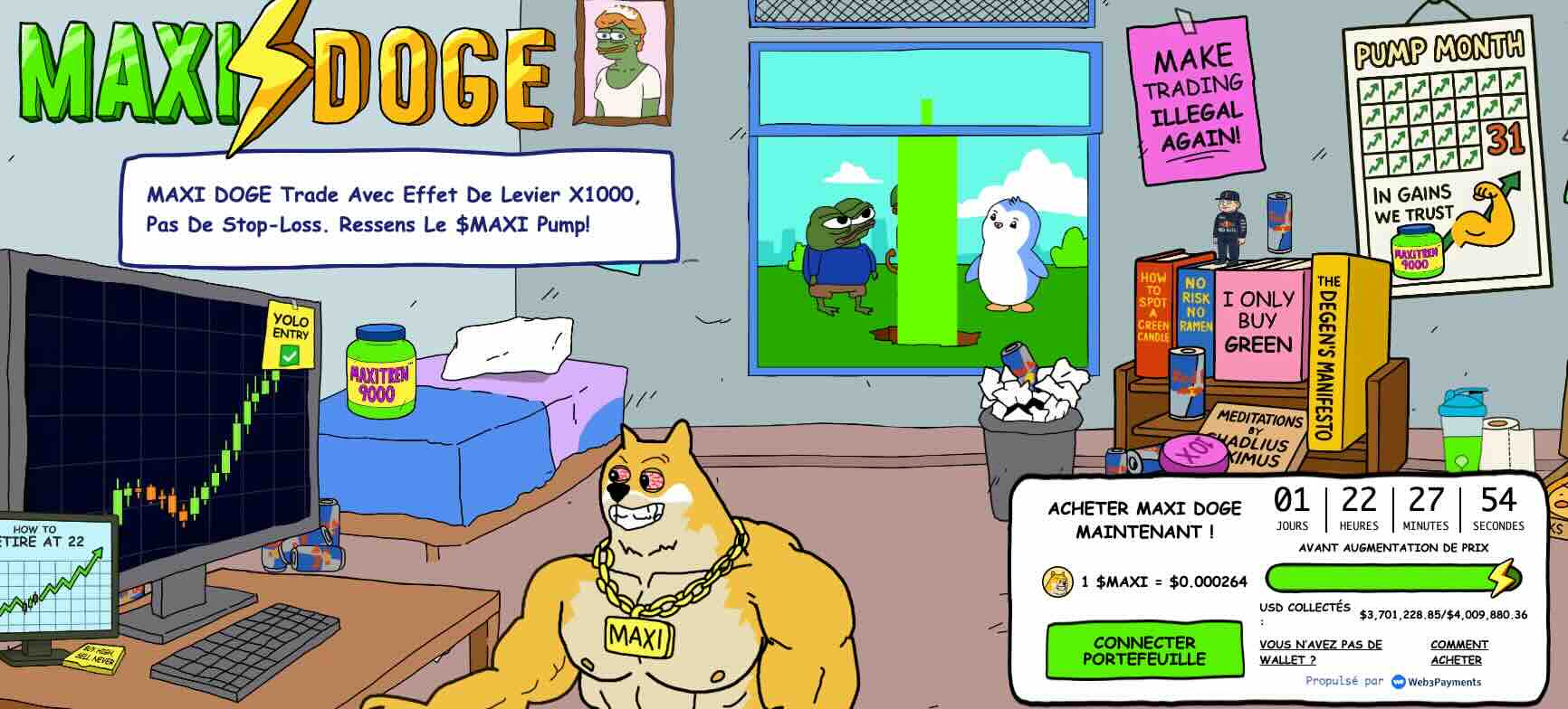 Acheter $MAXI en prévente