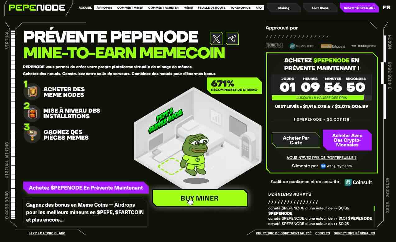 Acheter Pepenode en prévente