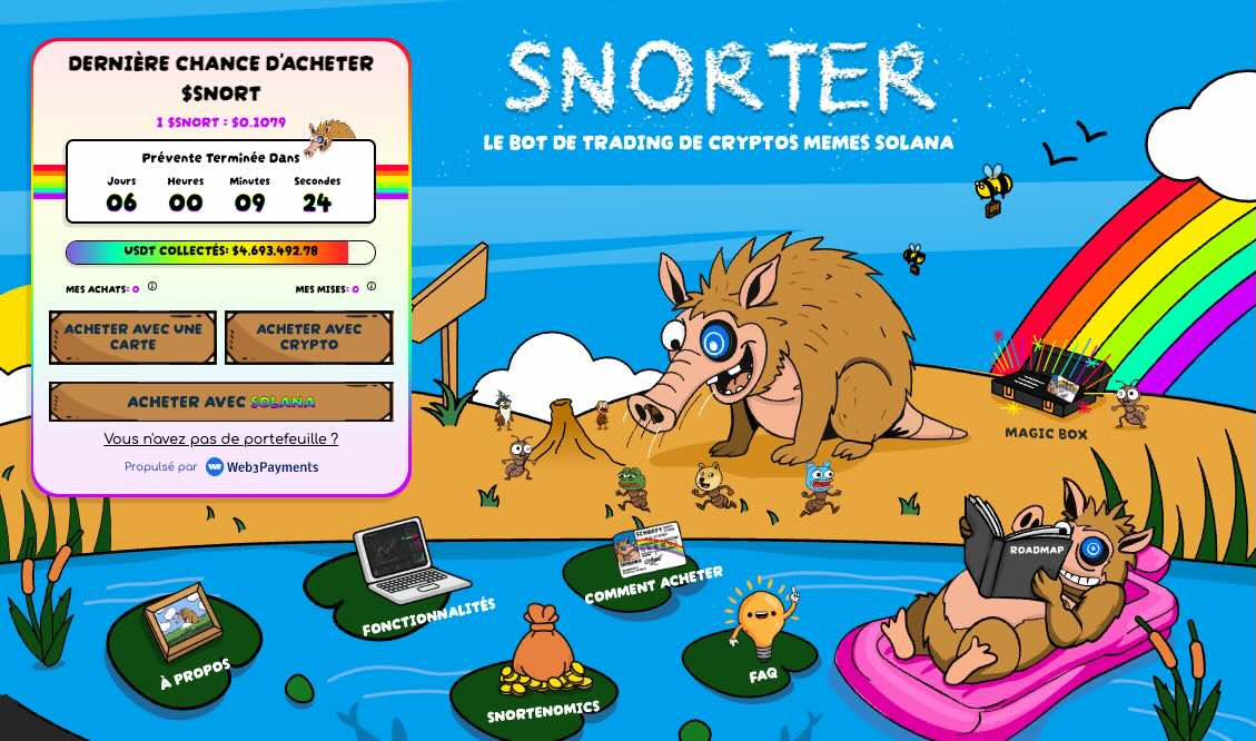 Acheter Snorter Bot Token en prévente