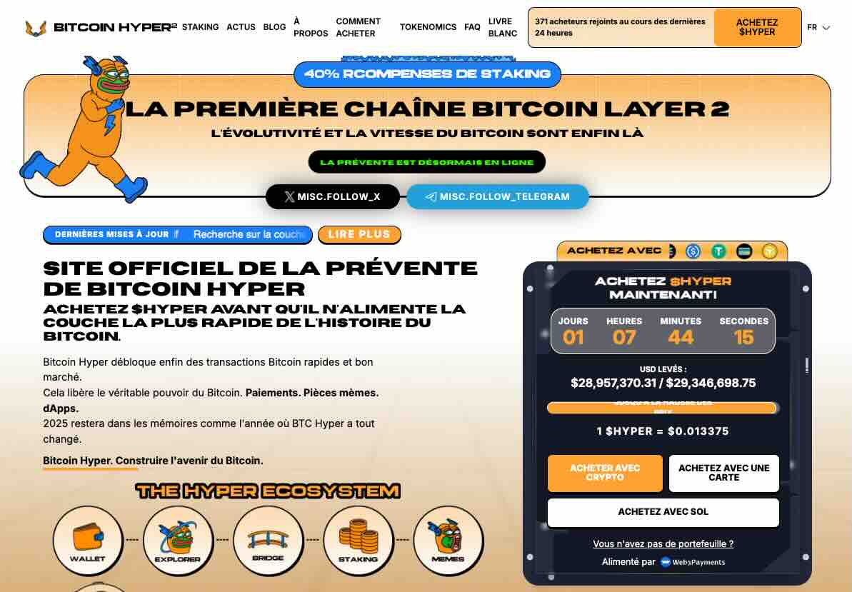 Acheter $HYPER en prévente