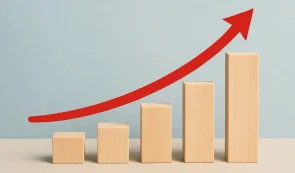 Rising Inflation Chart With Blocks