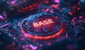 基盤上に設置されたBASEボタン