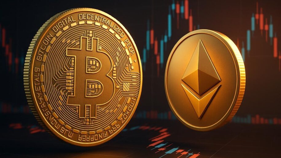 이더리움과 비트코인, 매도 압력 심화 속에서 취약한 지지선으로 하락