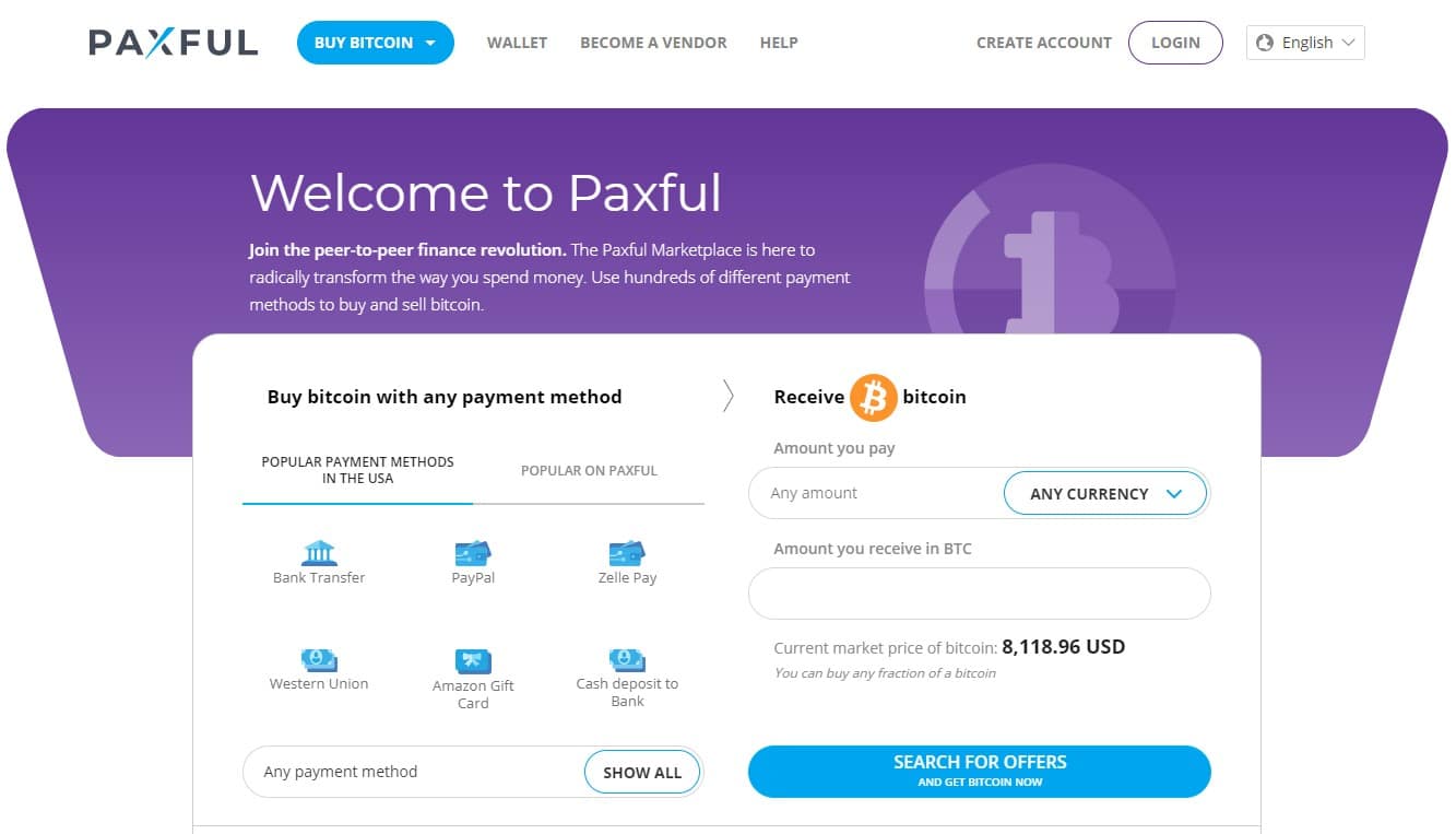 paxful bitcoin exchange