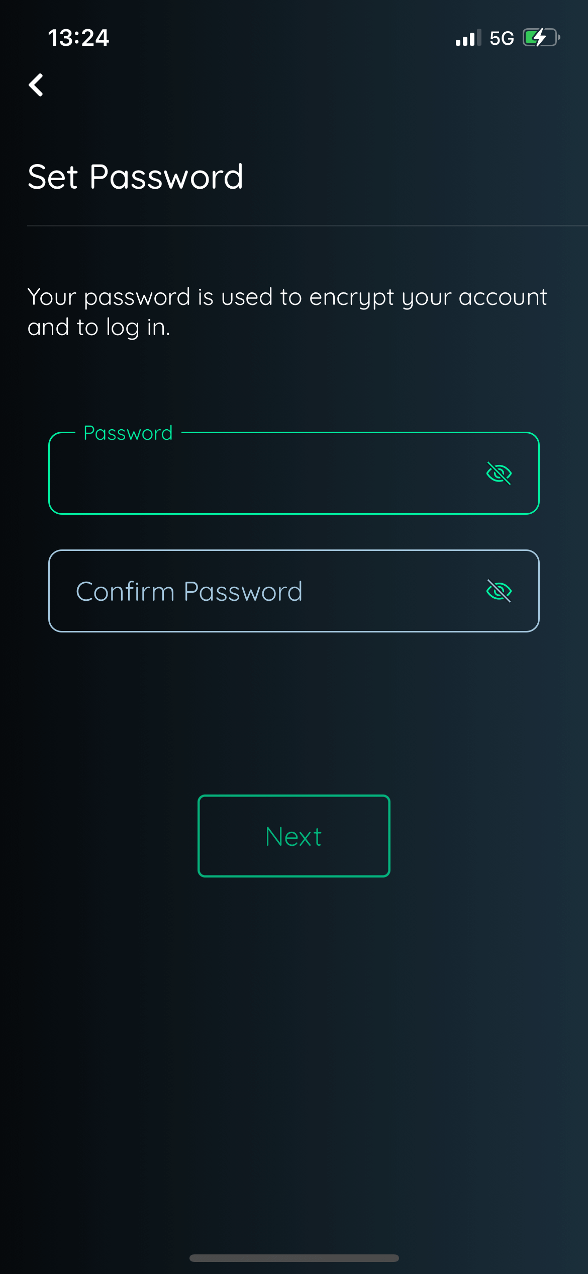 Step 2: Create your Edge Wallet Account 