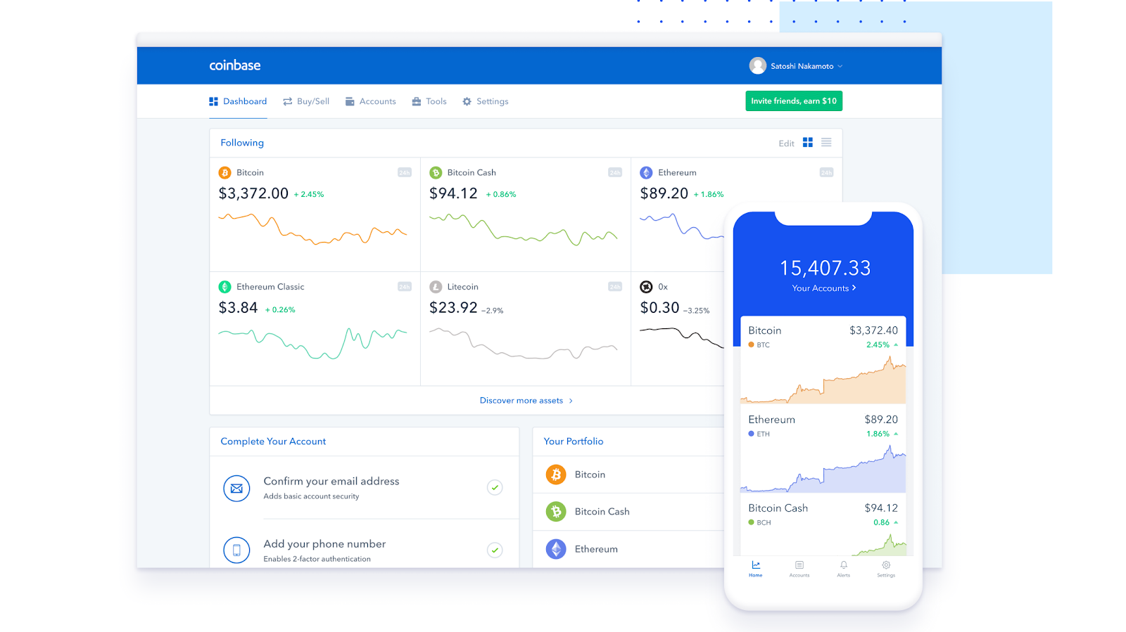 site similar to coinbase