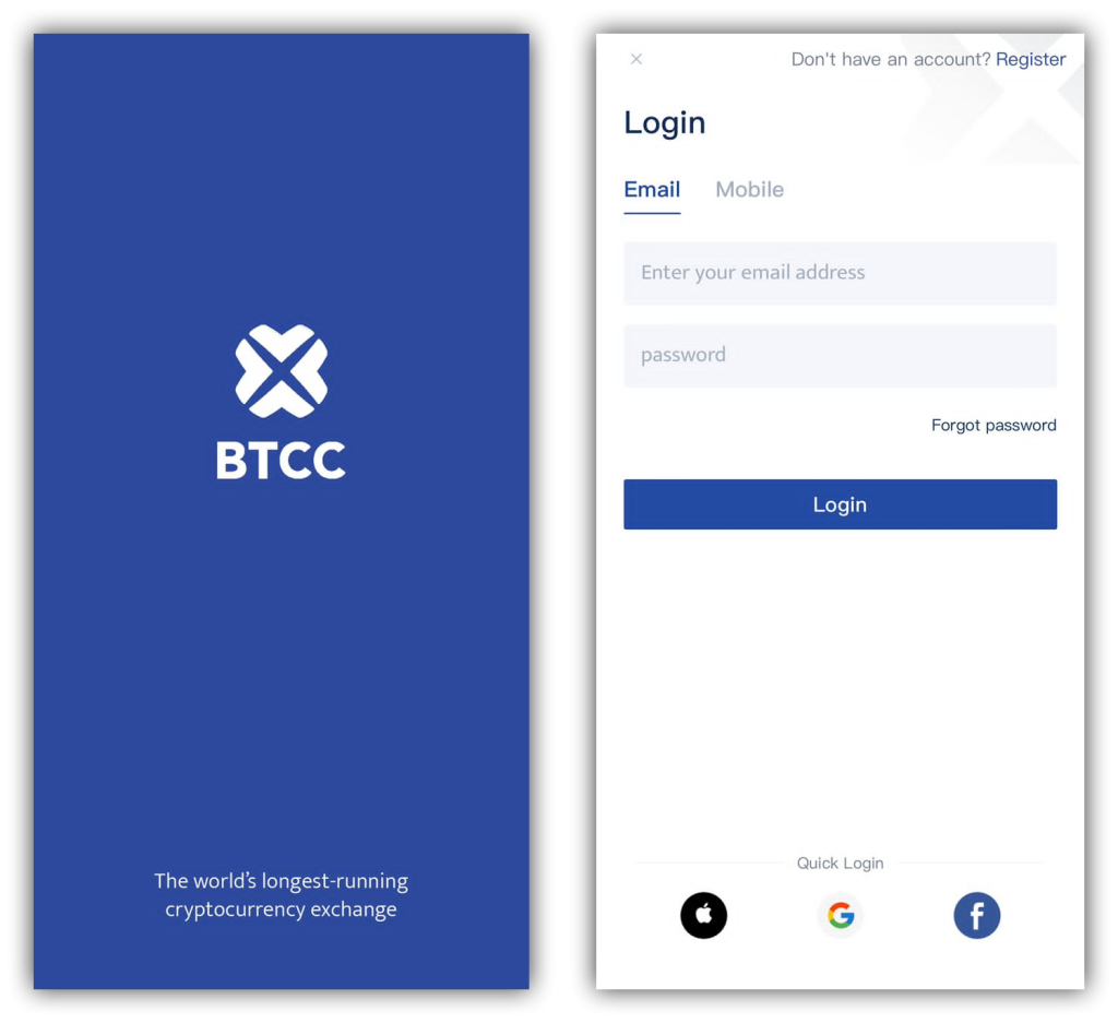 BTCC Login