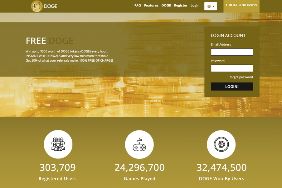 Free Doge Faucet