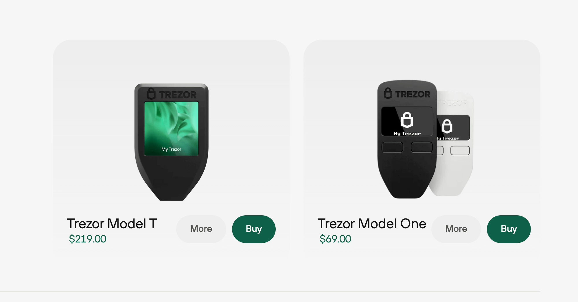 Trezor Models Review: Design and Hardware 