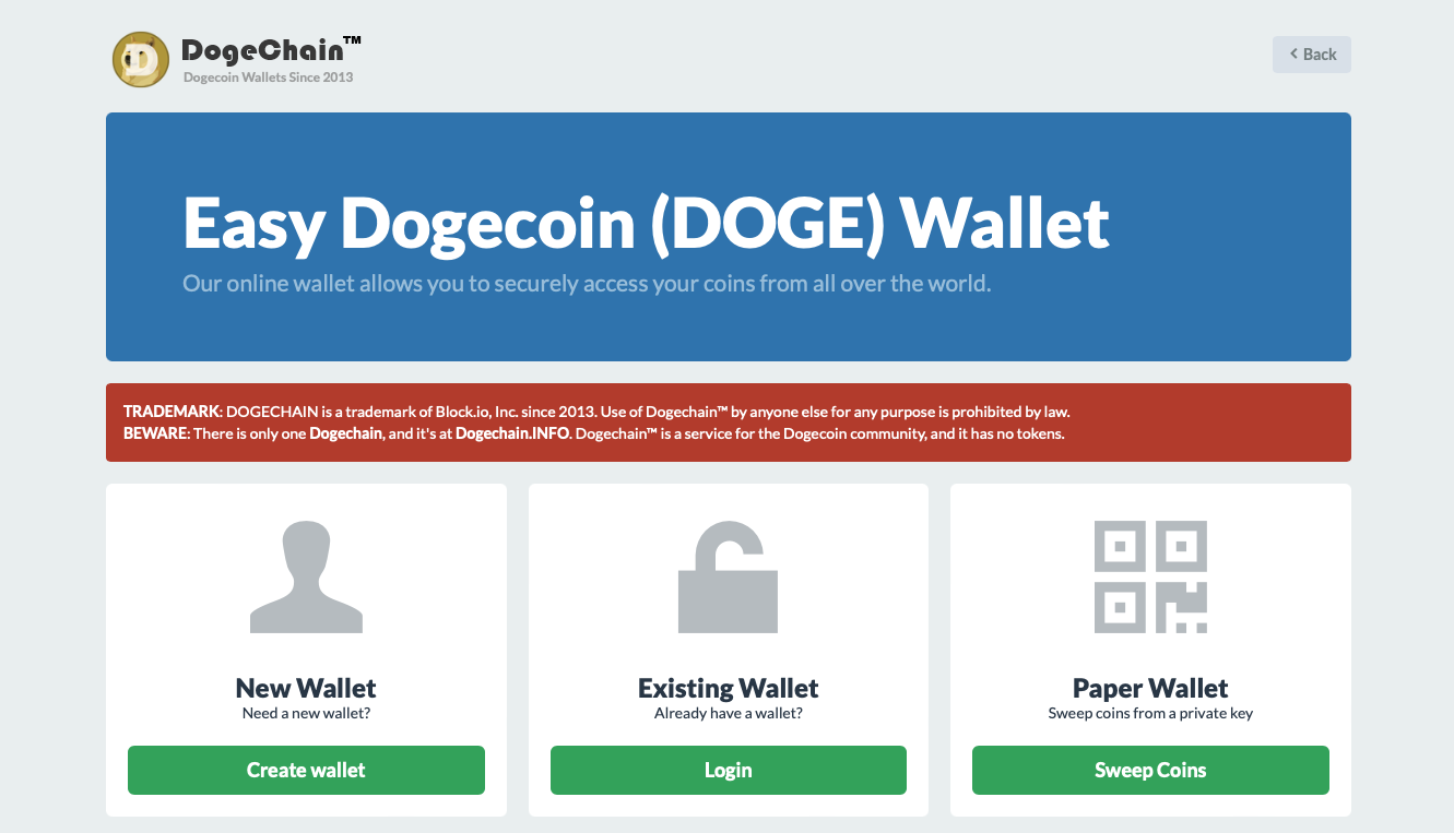 DogeChain Wallet   