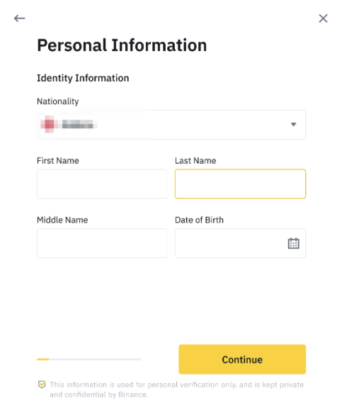Step 4. Add your personal information. 