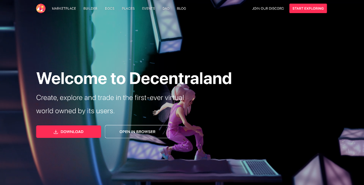 Decentraland– Best Metaverse Company