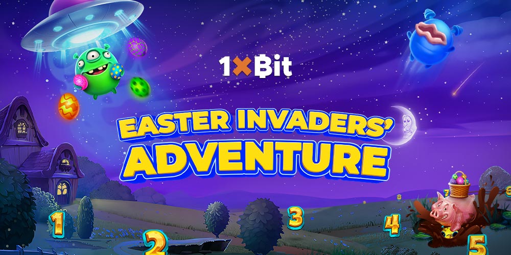 easter invaders adventure with 1xbit