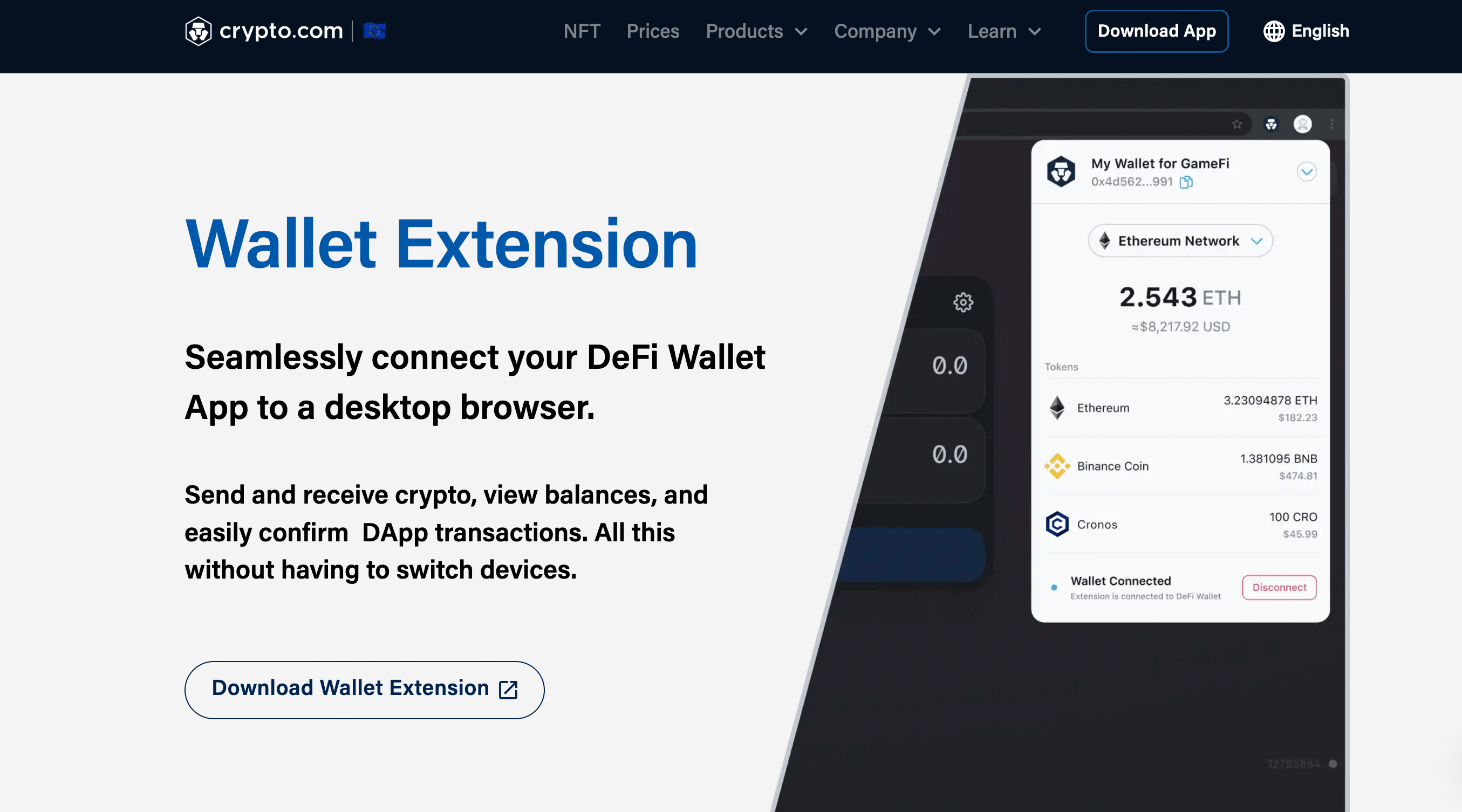 17. Crypto.com DeFi Wallet for Your Investments