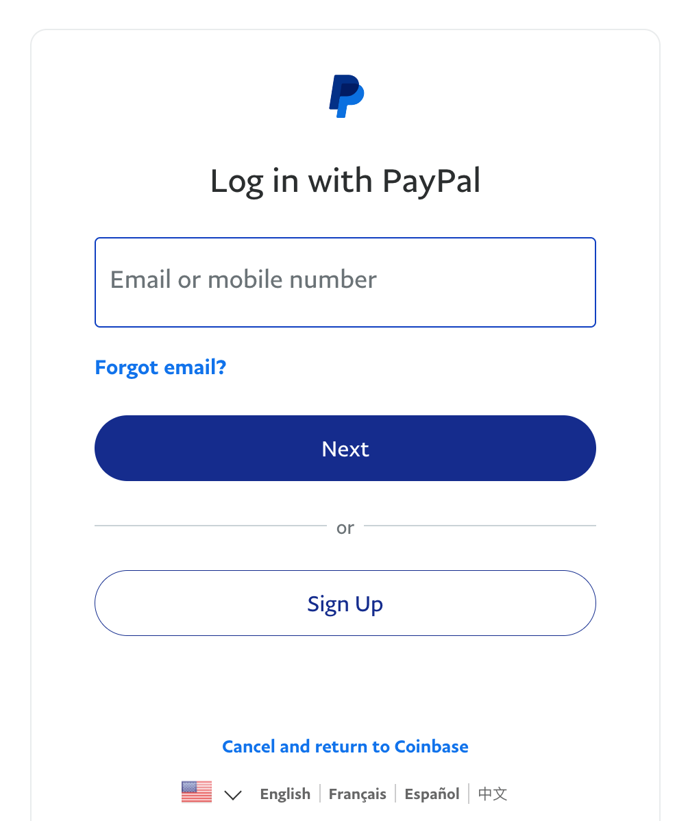 4. You will be redirected to PayPal. Log in with your account; 