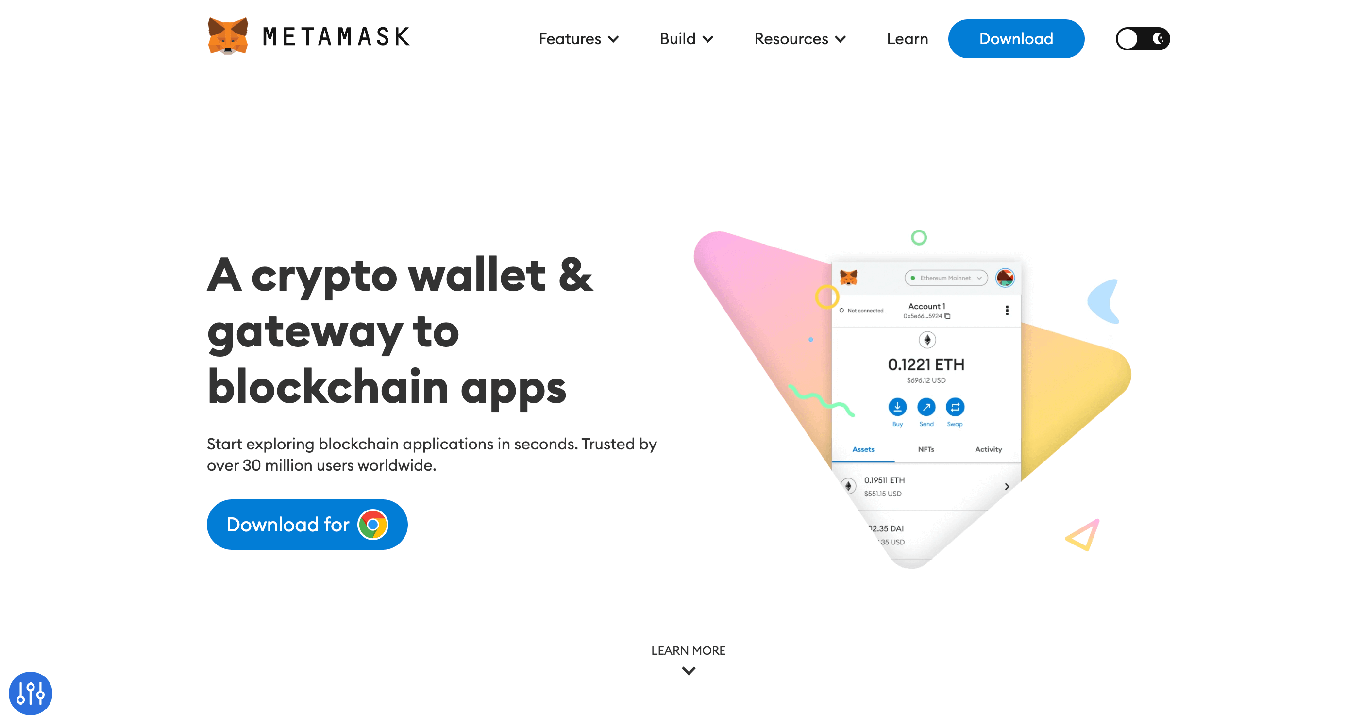 18. A Popular Wallet for Your Cryptocurrencies: Metamask