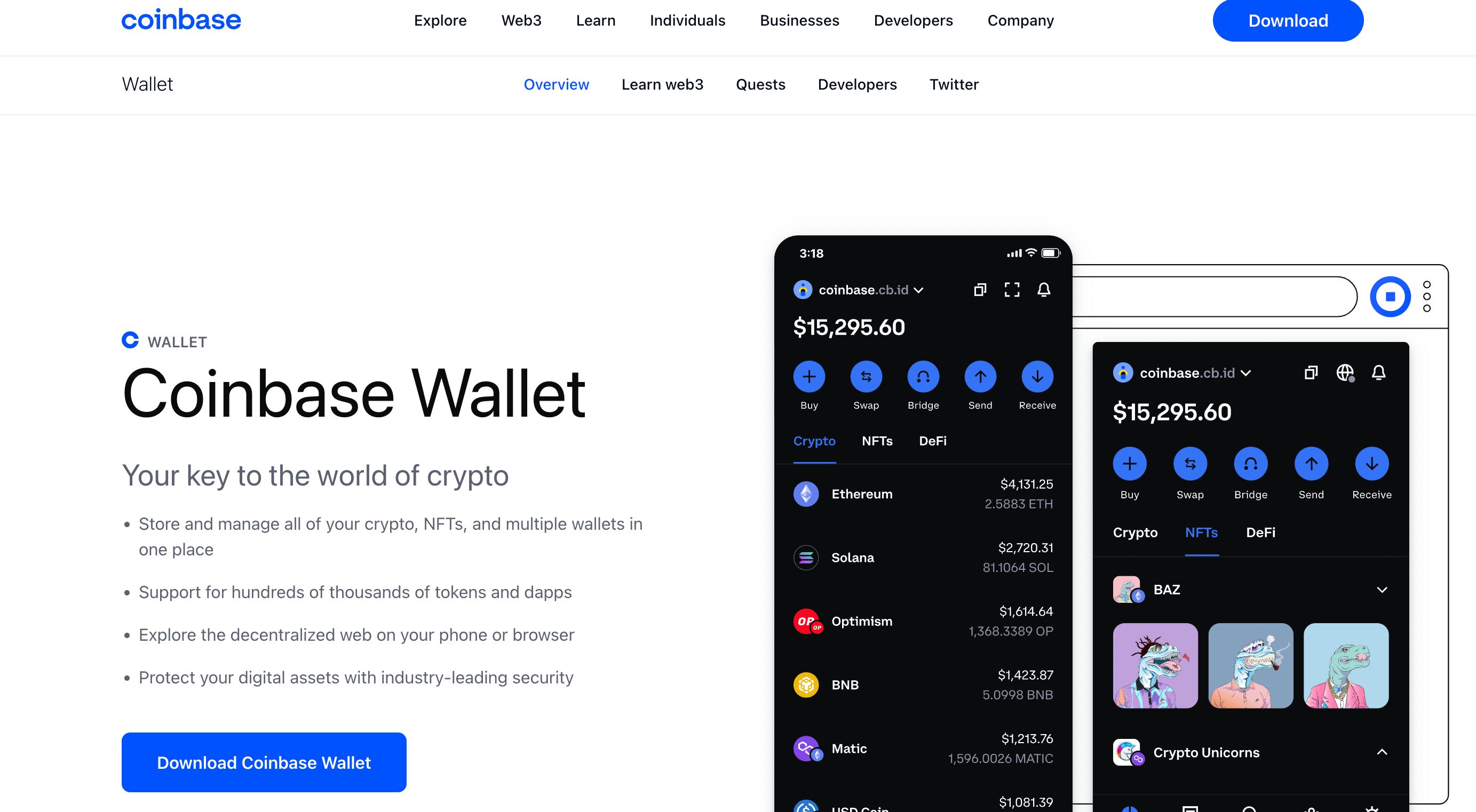 16. Coinbase Wallet to Secure Your Holdings