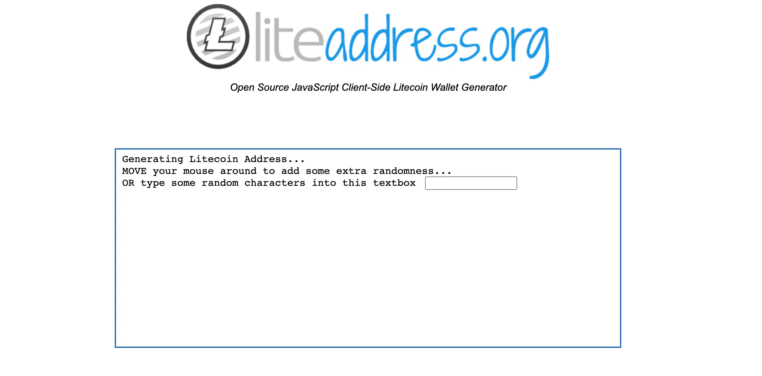 Litecoin Address