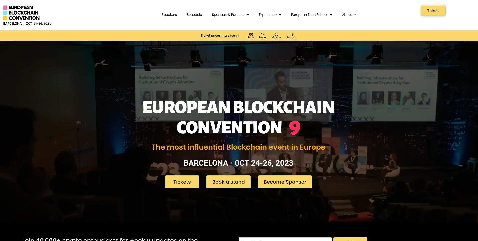 14. European Blockchain Convention