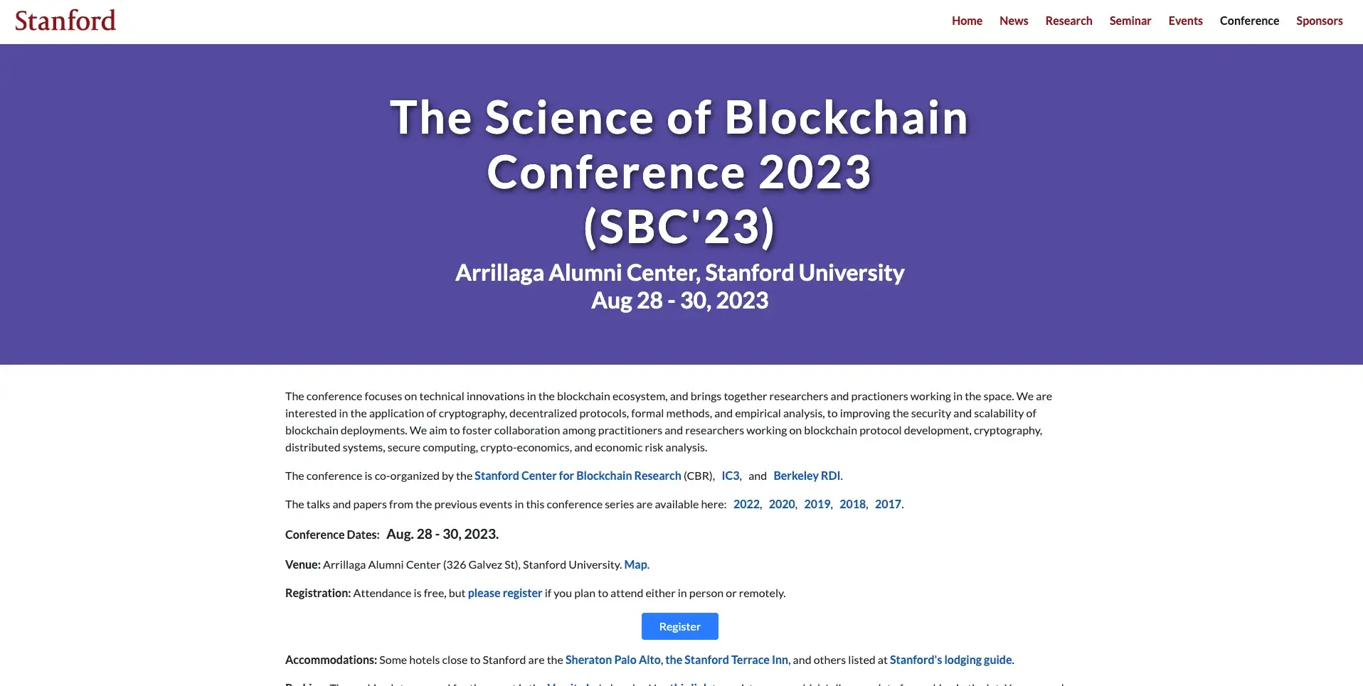5. The Science of Blockchain Conference