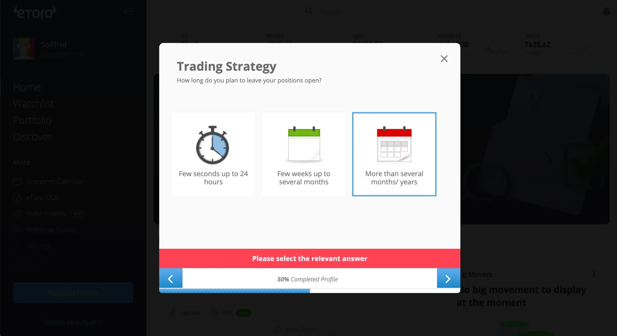 Step 1.14: What is your trading strategy? 
