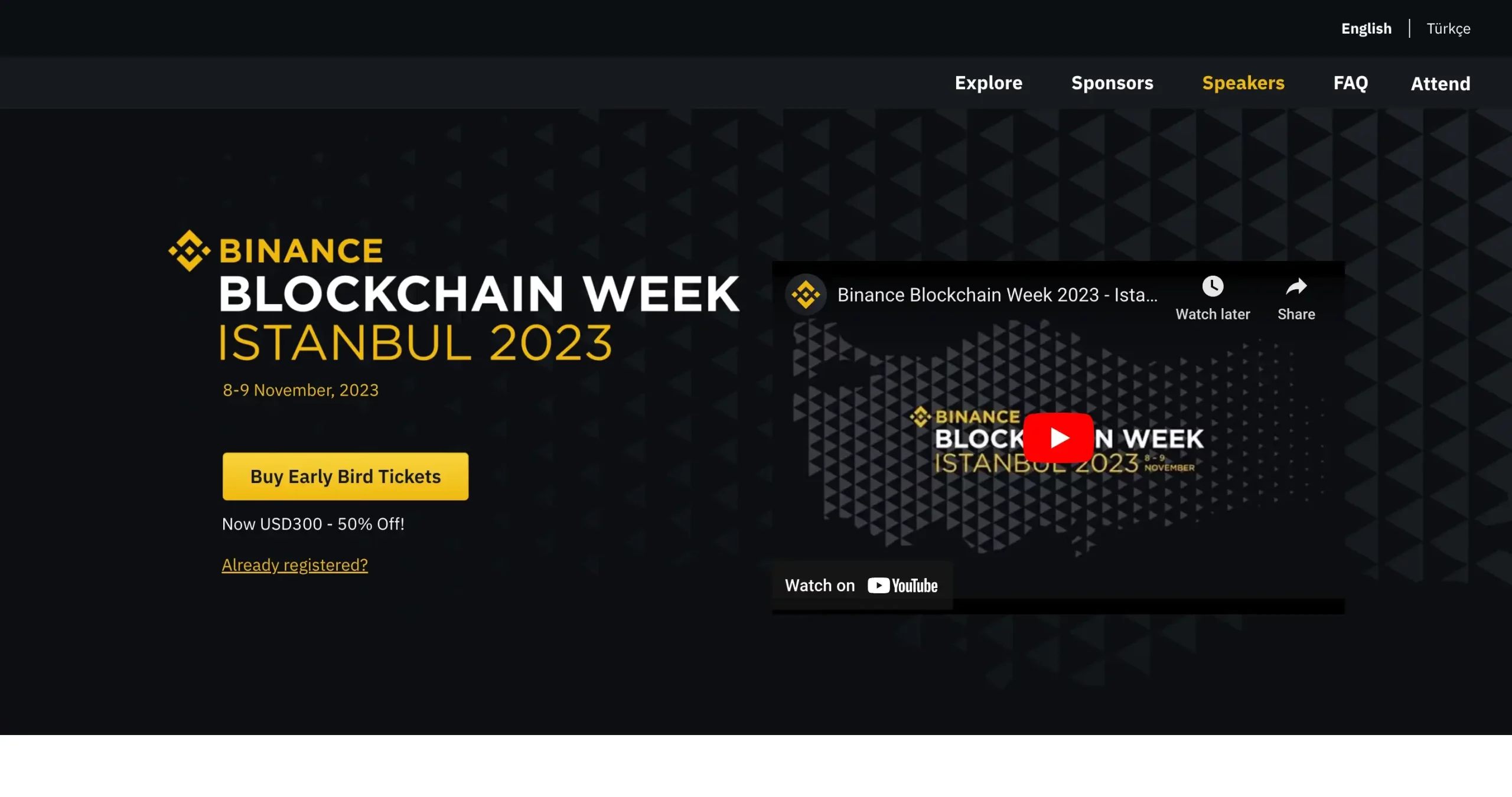 6. Binance Blockchain Week 