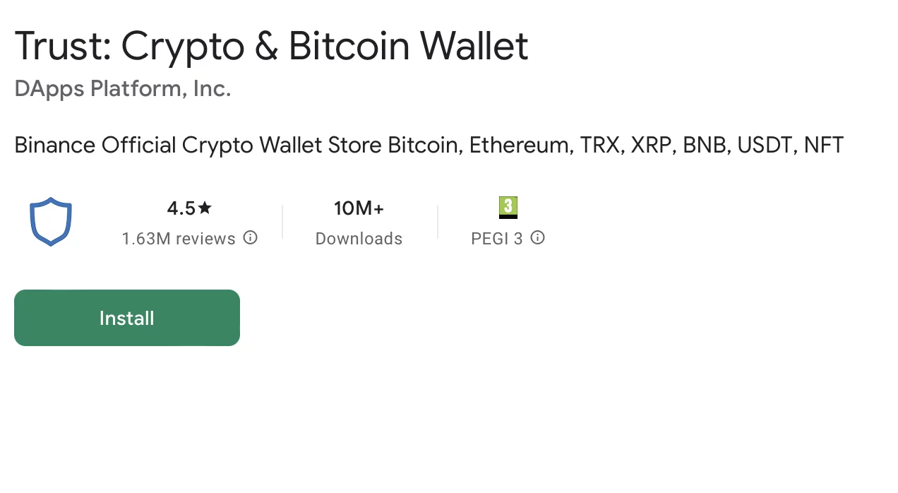 Step 2. Launch the Android Emulator and Download Trust Wallet 