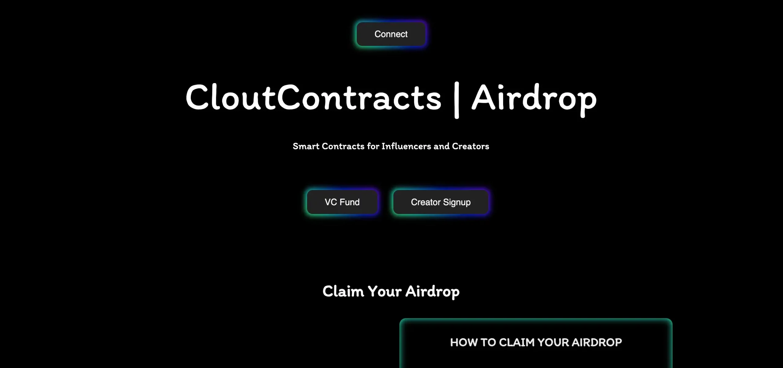 Free Crypto Aidrops - CloutContracts 