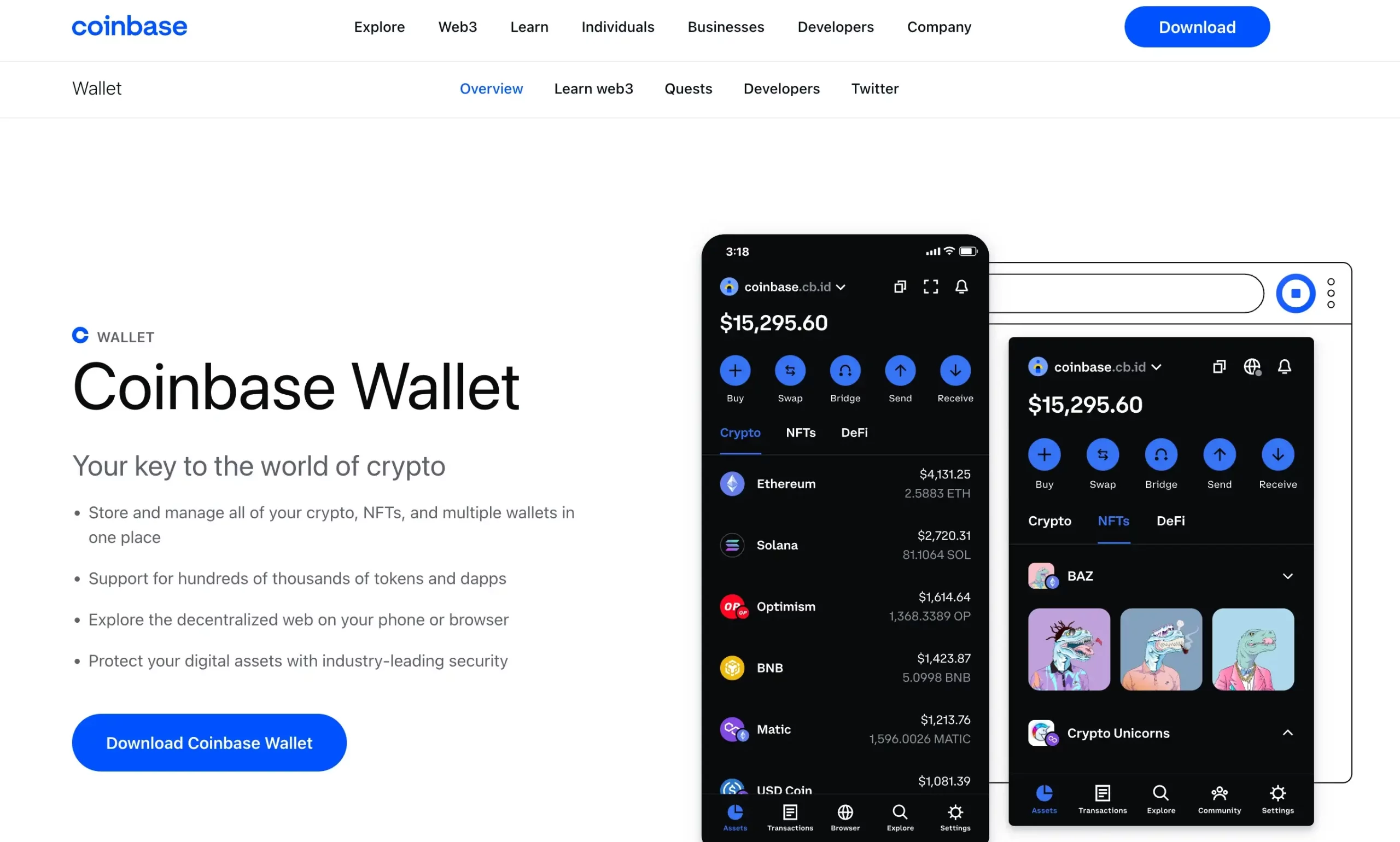 Coinbase - Yearn - Web3 Dapp (Earn)