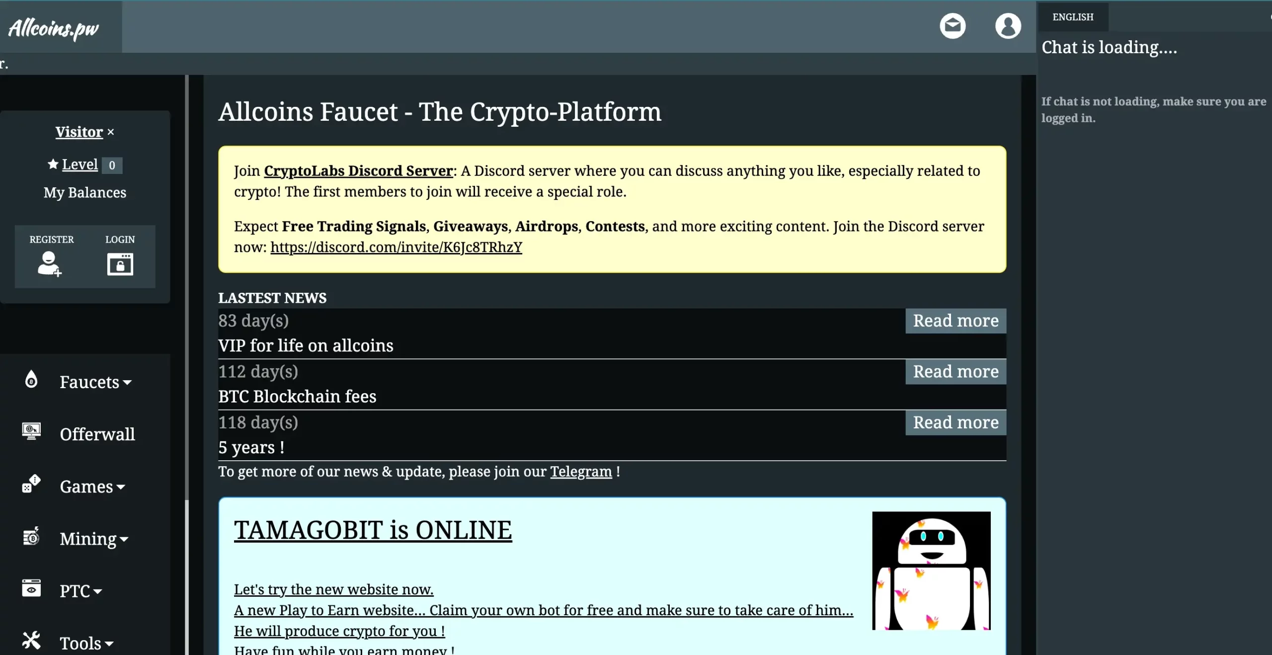 7. Allcoin Crypto Faucet