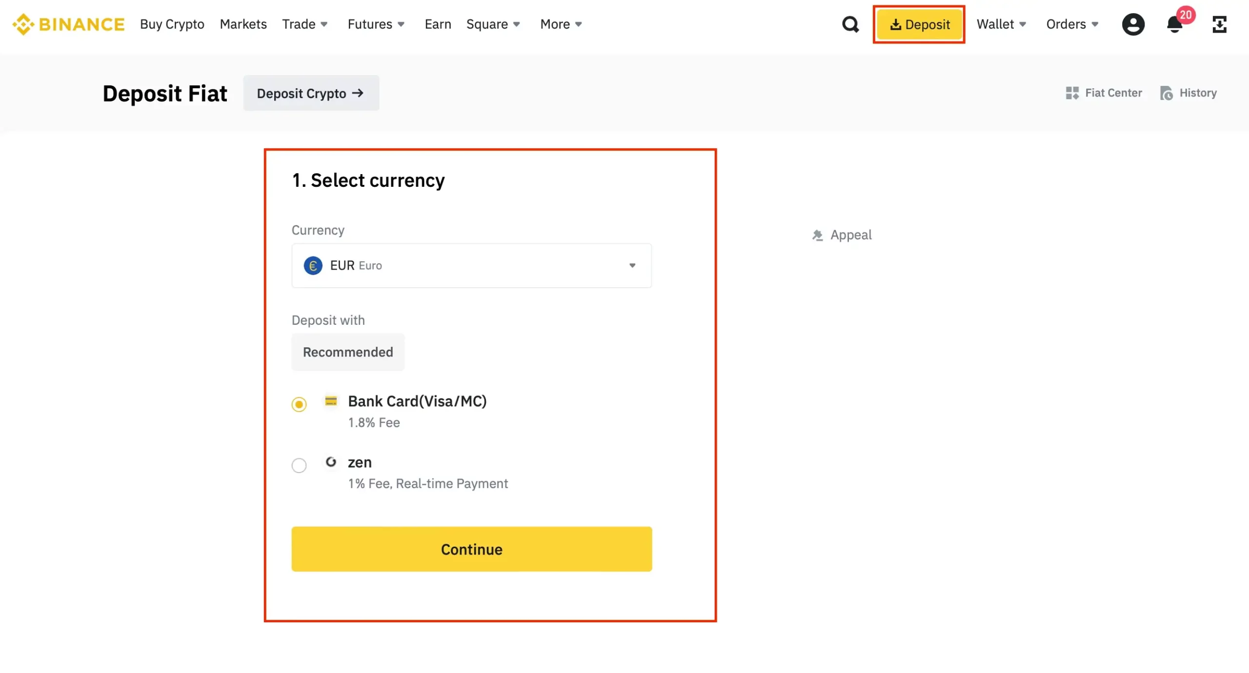 Step 3. Deposit Funds Into Your Account