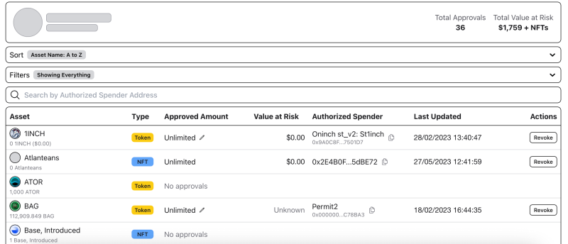 Revoke.Cash を使用して MetaMask の権限を取り消す方法