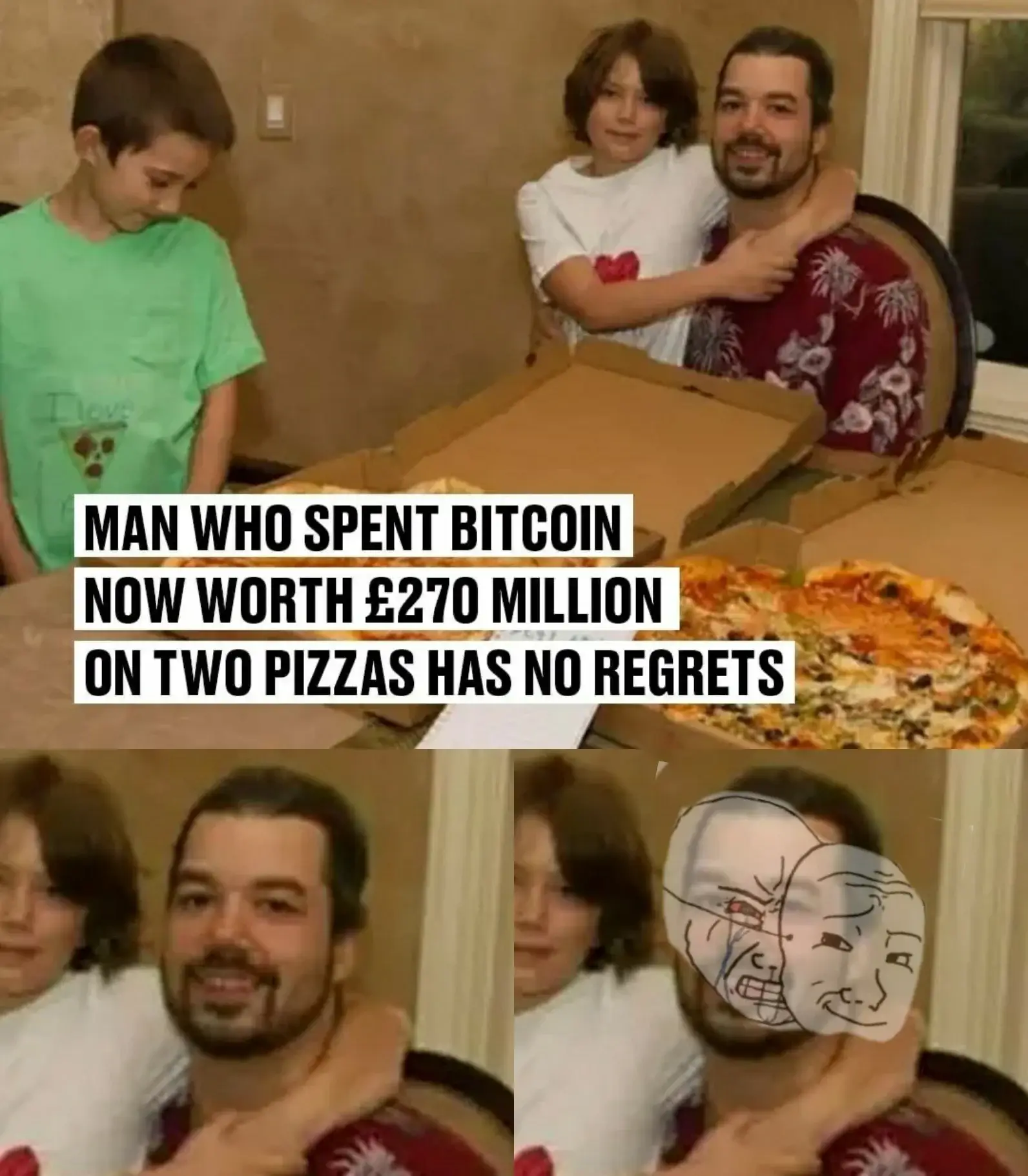 Is a pizza better than being rich?