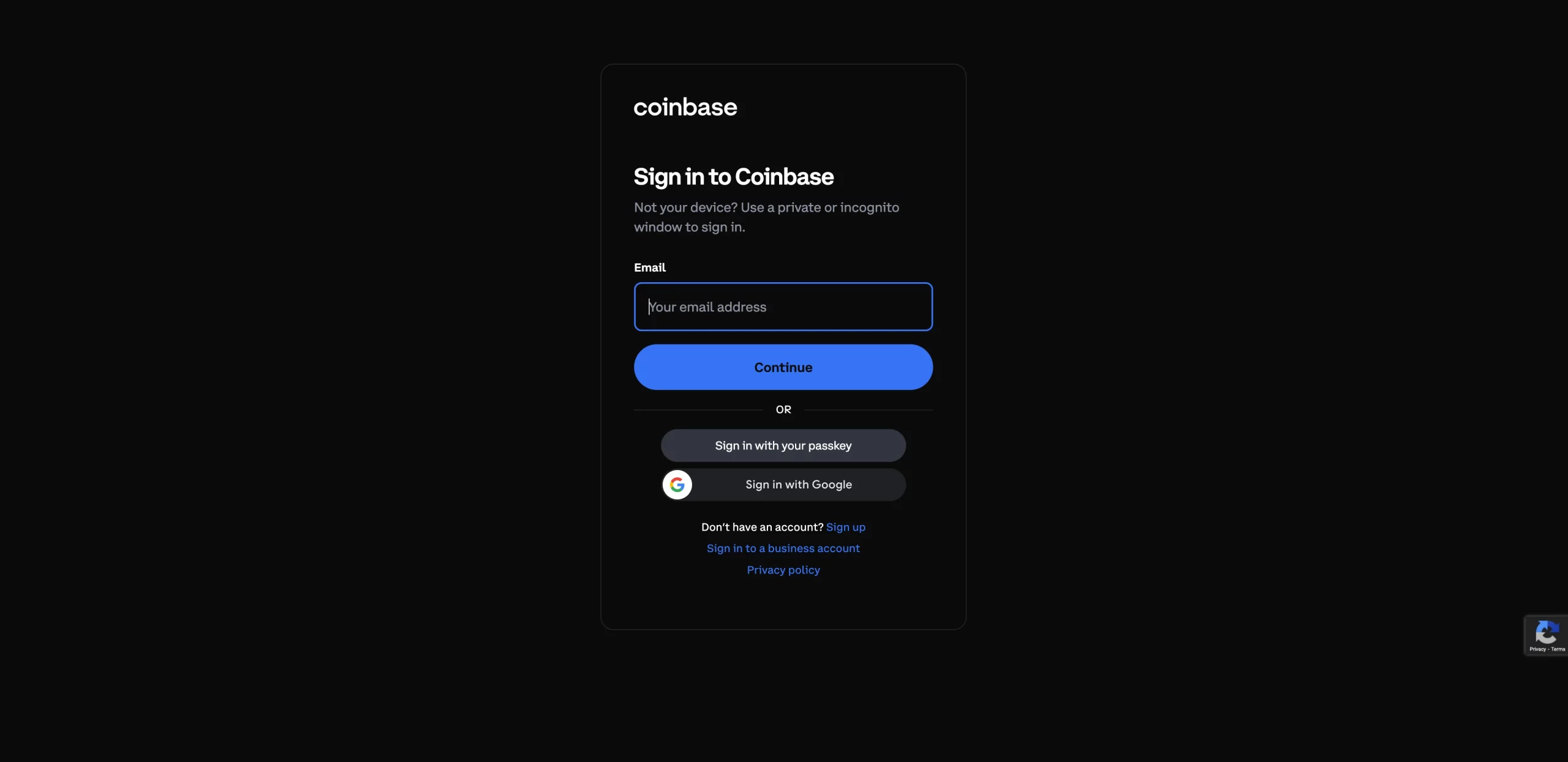 Coinbase Commerce Login