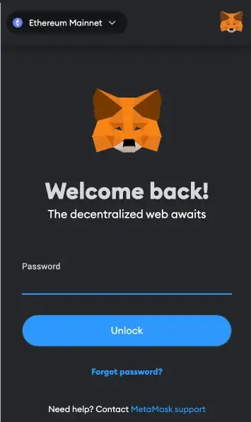 Step 2. Connect to Your MetaMask Wallet Account
