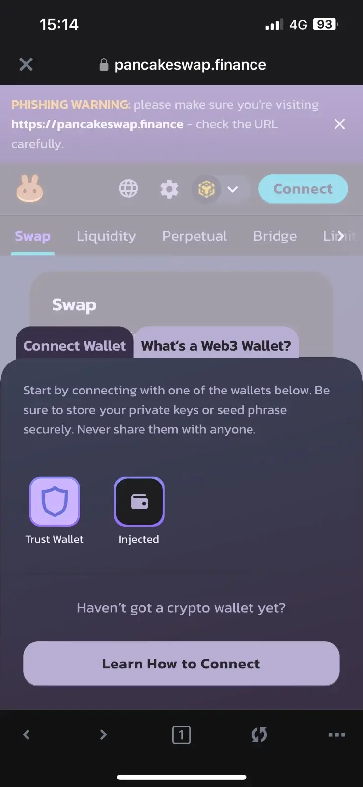 Step 3: Connect Wallet