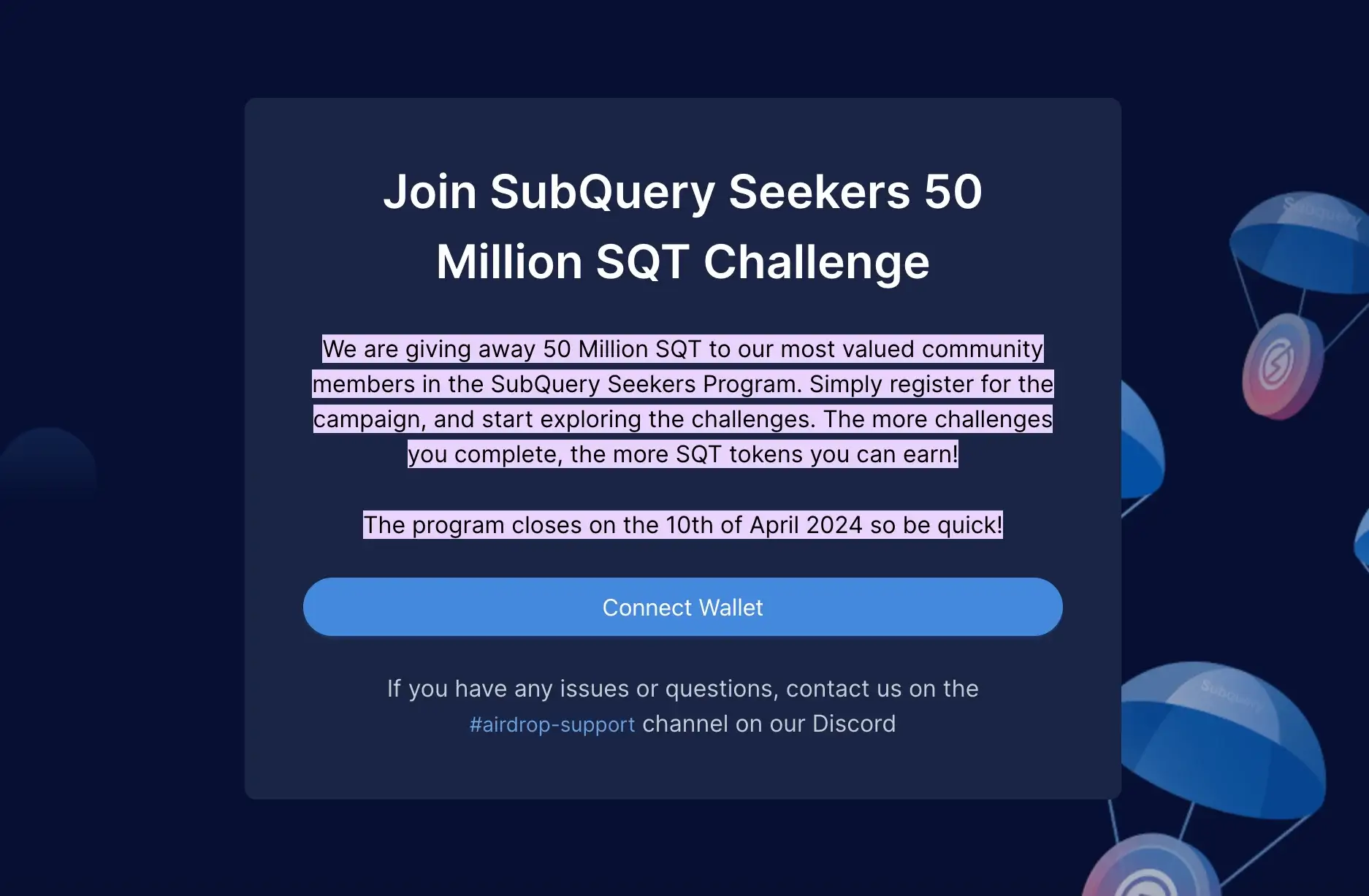SubQuery Network Airdrop