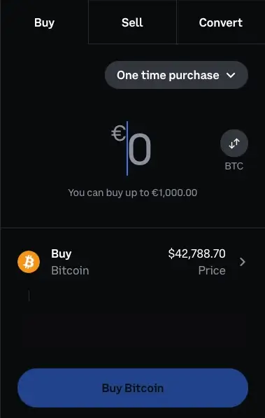 Step 1: Log in and click on "Buy & Sell"