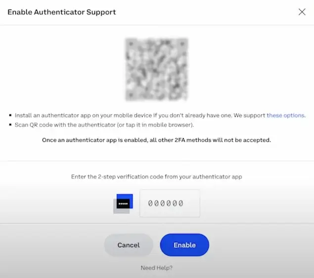 Step 4. Enable Authenticator Support