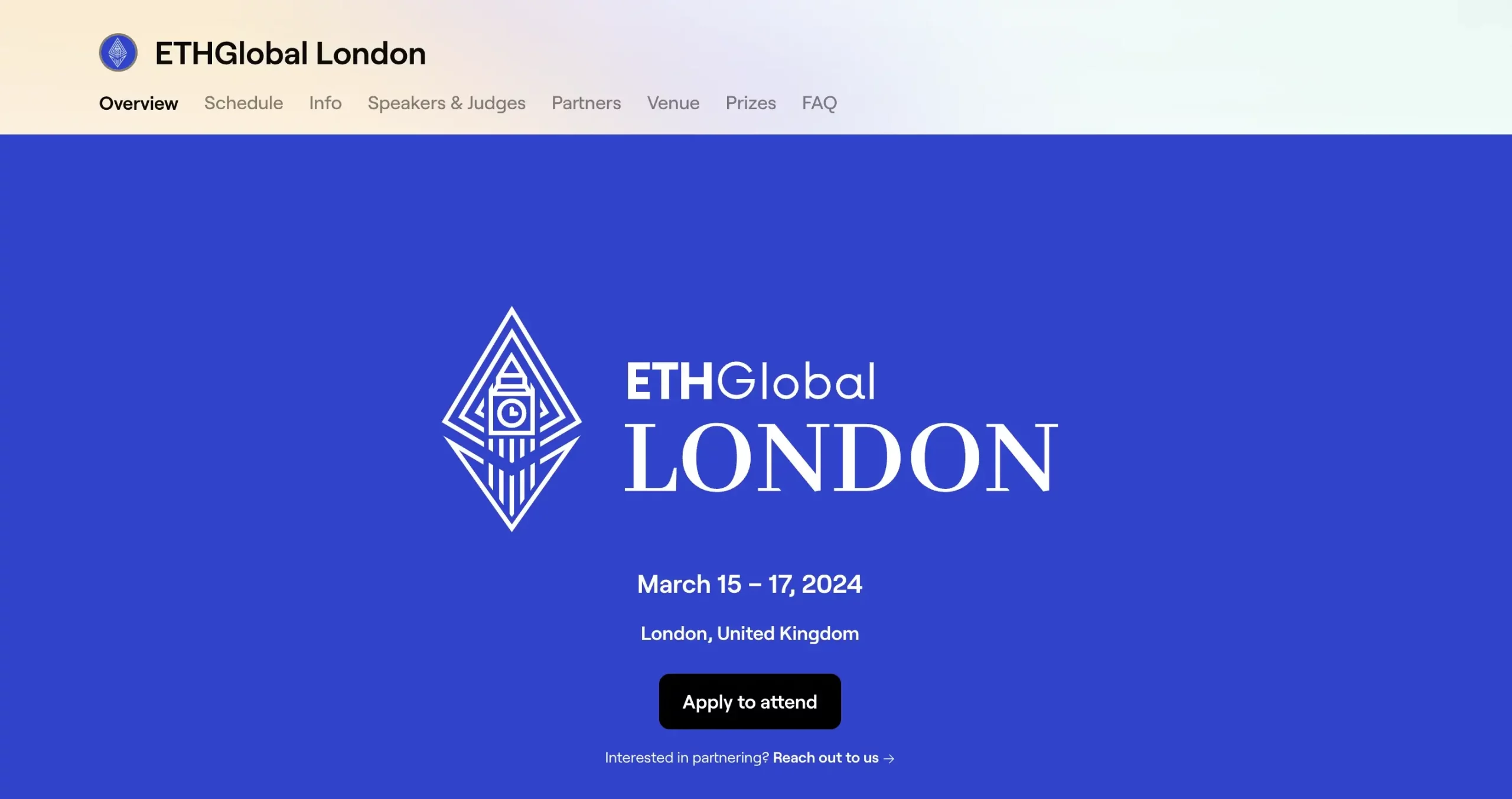 ETHGlobal London 2024