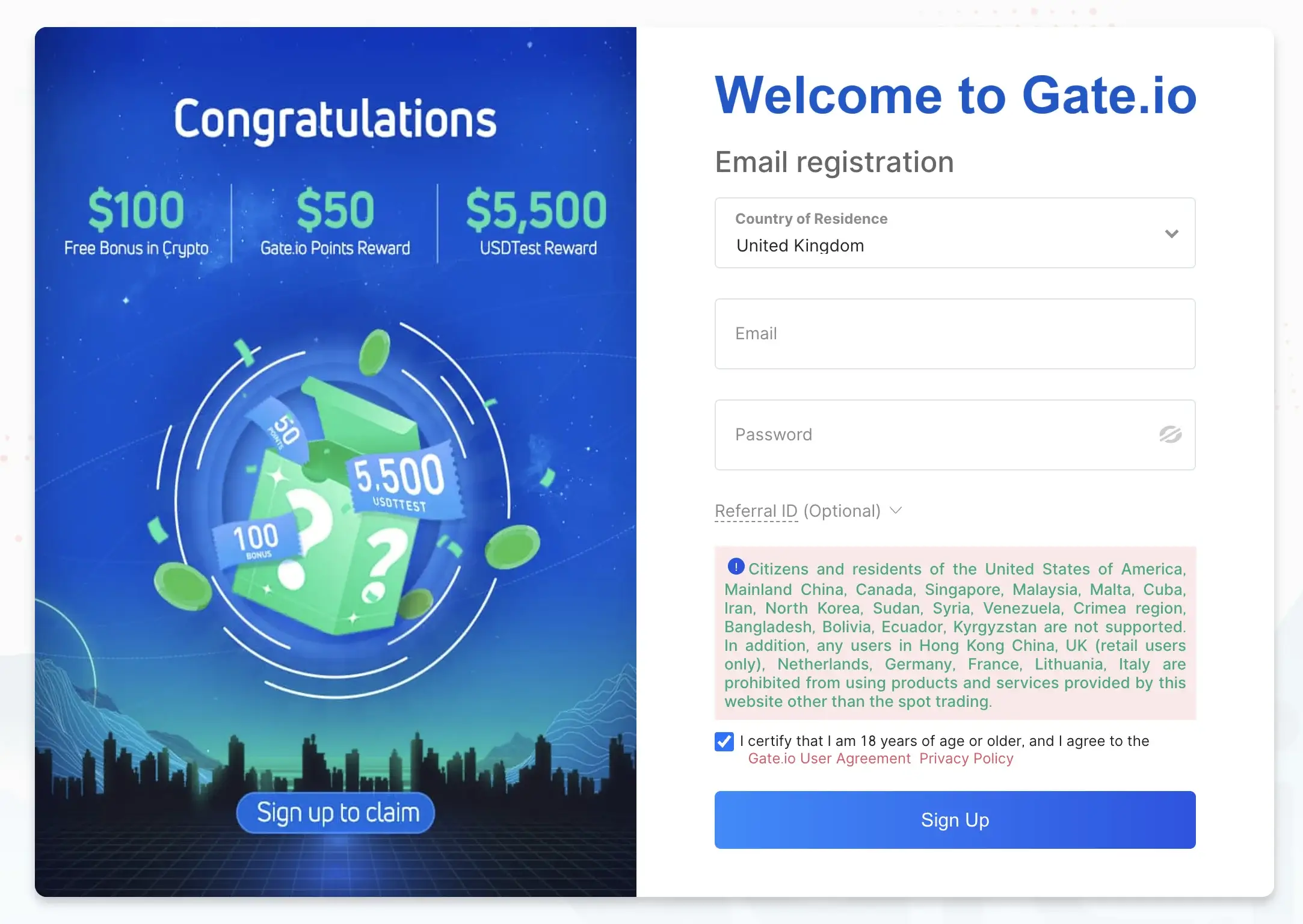 7. Gate.io - Unbox Your Luck and Get a $6,666 Prize